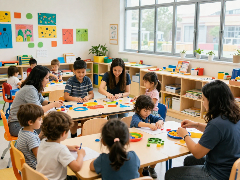 Engaged children exploring at Pegasus International Preschool, a top choice for Kindergarten Singapore.
