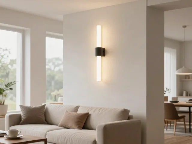 Aplica LED modernă, iluminare de perete eficientă, soluții de confort la domiciliu.