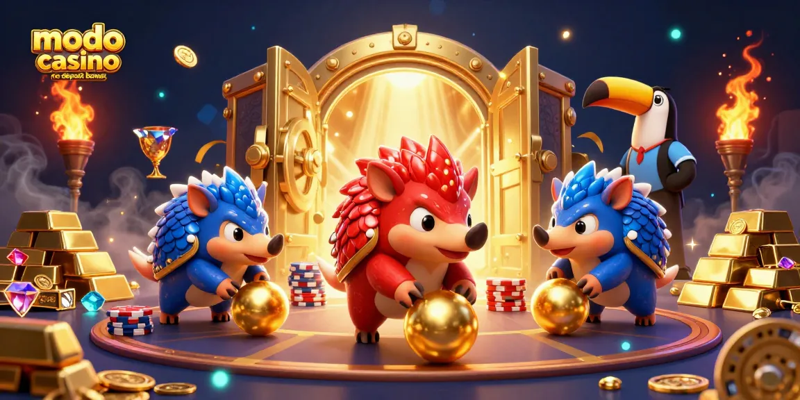 Experience the excitement of the modo casino no deposit bonus with dynamic pangolins, treasure, and jackpot fun!