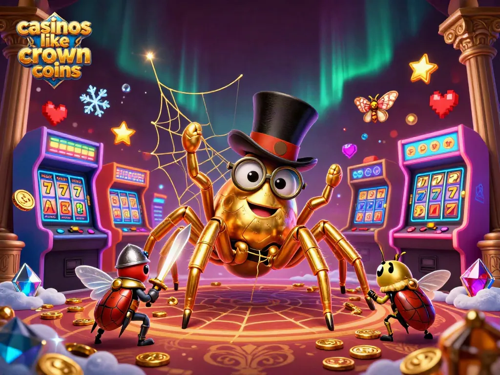 Experience thrilling gameplay at casinos like Crown Coins with unique characters and vibrant visuals.