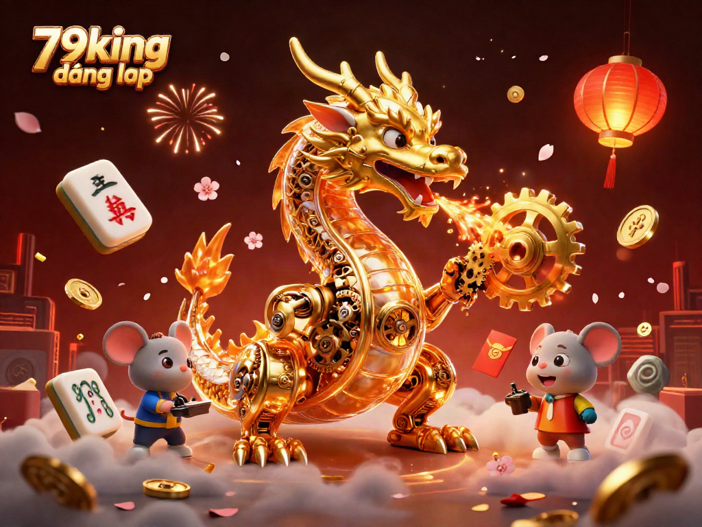 Engage with the vibrant world of 79king đăng nhập in this captivating 3D casino illustration, filled with golden motifs.