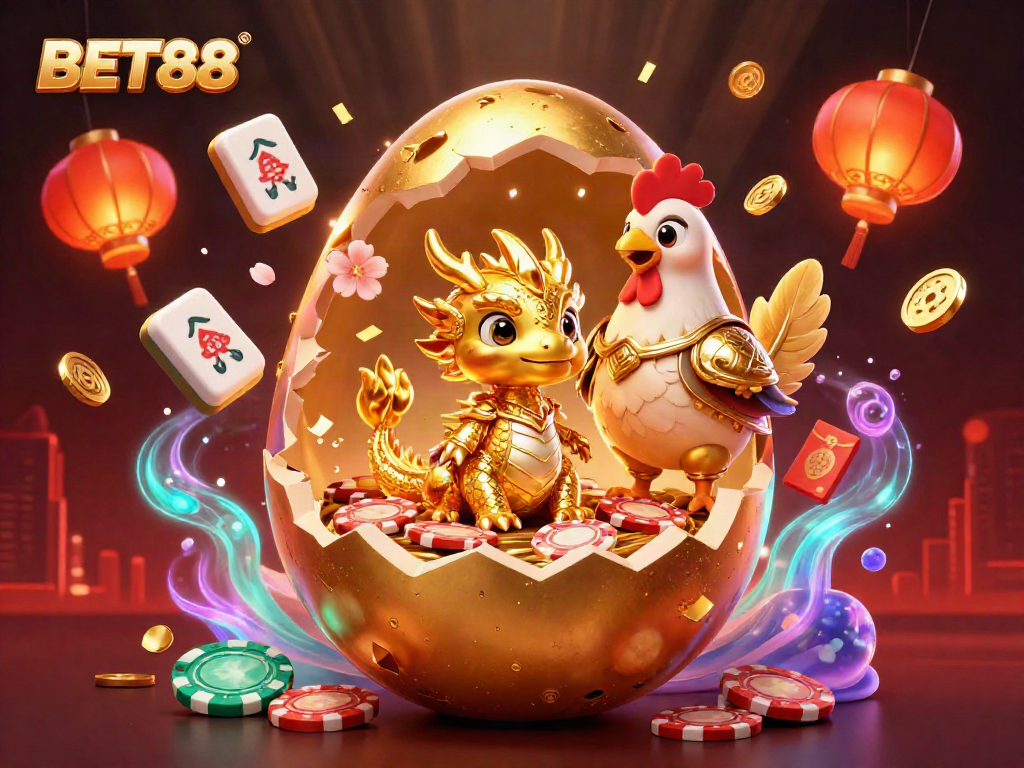Trải nghiệm thú vị tại Bet88 với những trò chơi hấp dẫn từ rồng vàng, poker và các yếu tố trời lửa.