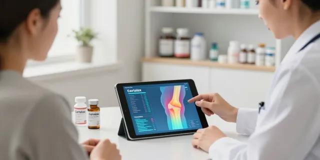 Cartalax peptide analysis in a modern clinical setting promoting joint health and wellness.
