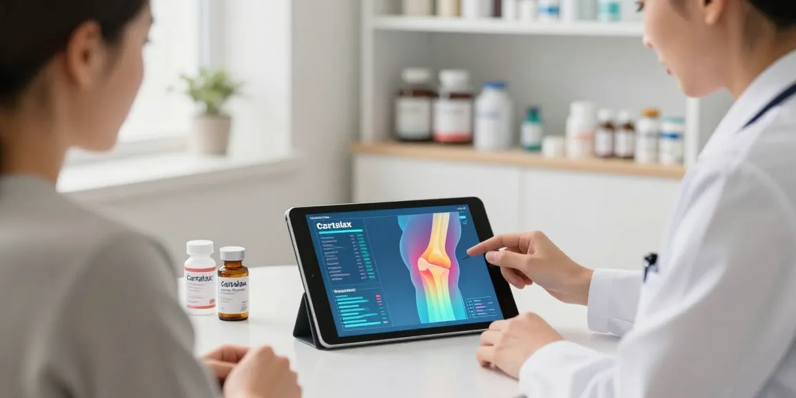 Cartalax peptide analysis in a modern clinical setting promoting joint health and wellness.