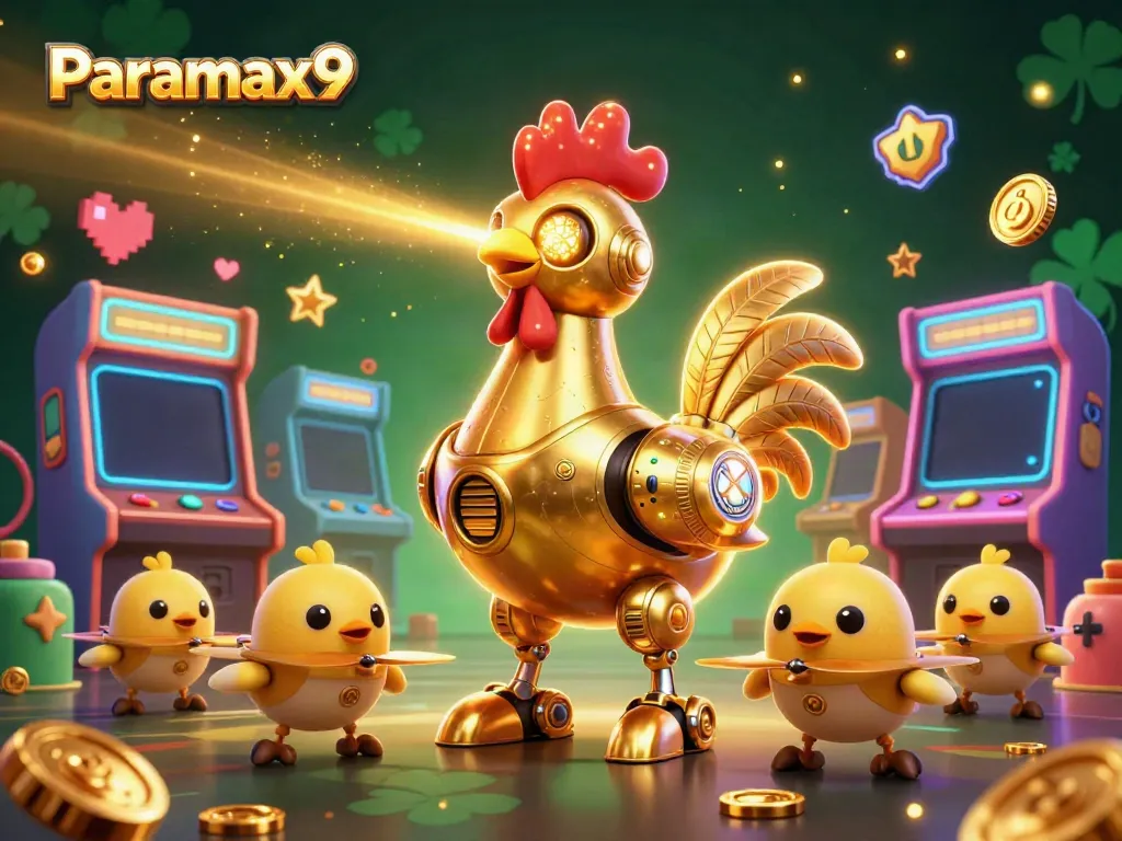 Experience thrilling casino action with Paramax9's lively animated characters and games.