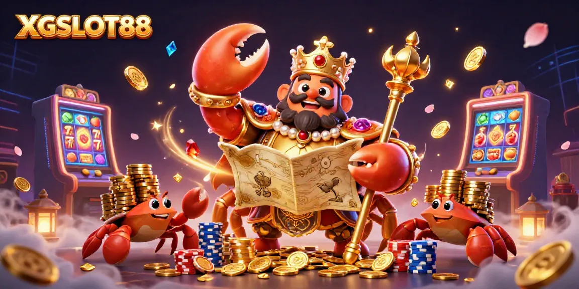 XGSLOT88 mecahkan jackpot dengan simbol keberuntungan, koin emas, dan suasana kasino yang ceria.