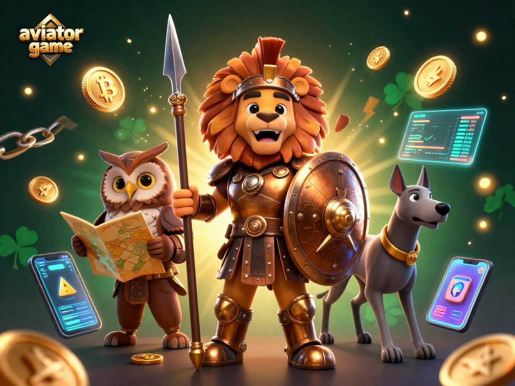 Engage in the aviator game adventure amidst vibrant casino elements and dynamic characters.