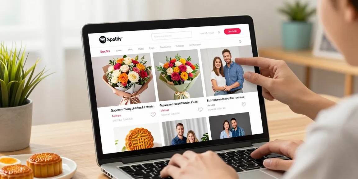 Pengguna bos88 melakukan pesanan buket bunga online dengan foto yang dipersonalisasi.