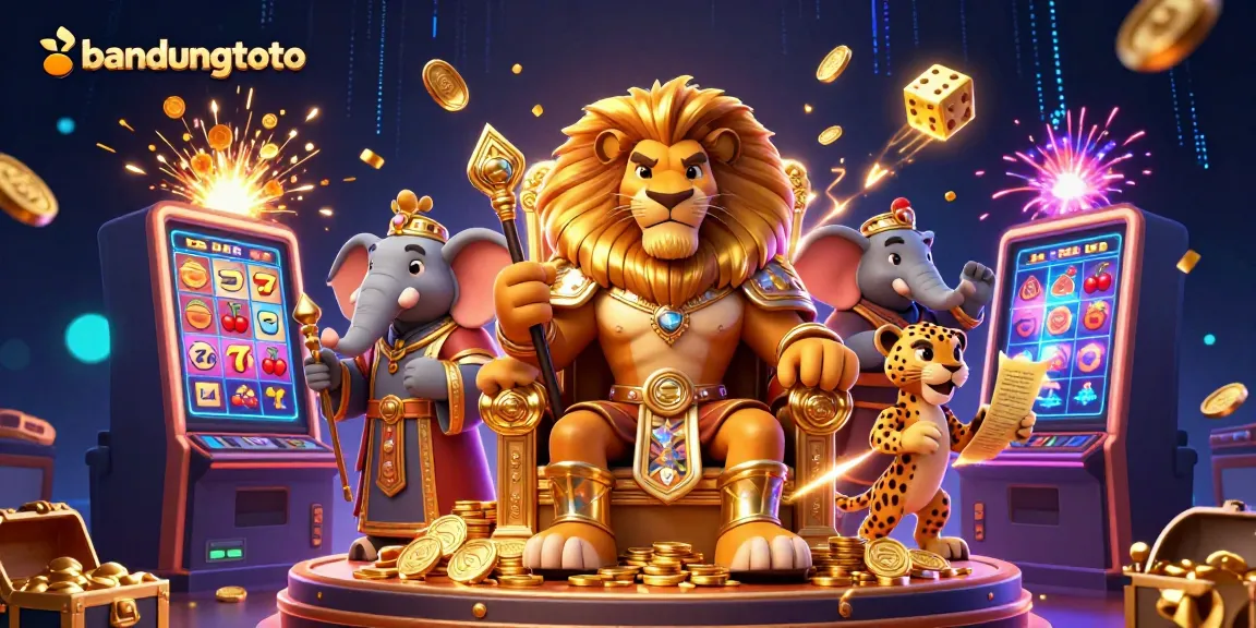 Experience the thrilling world of bandungtoto with a lion king and casino excitement.