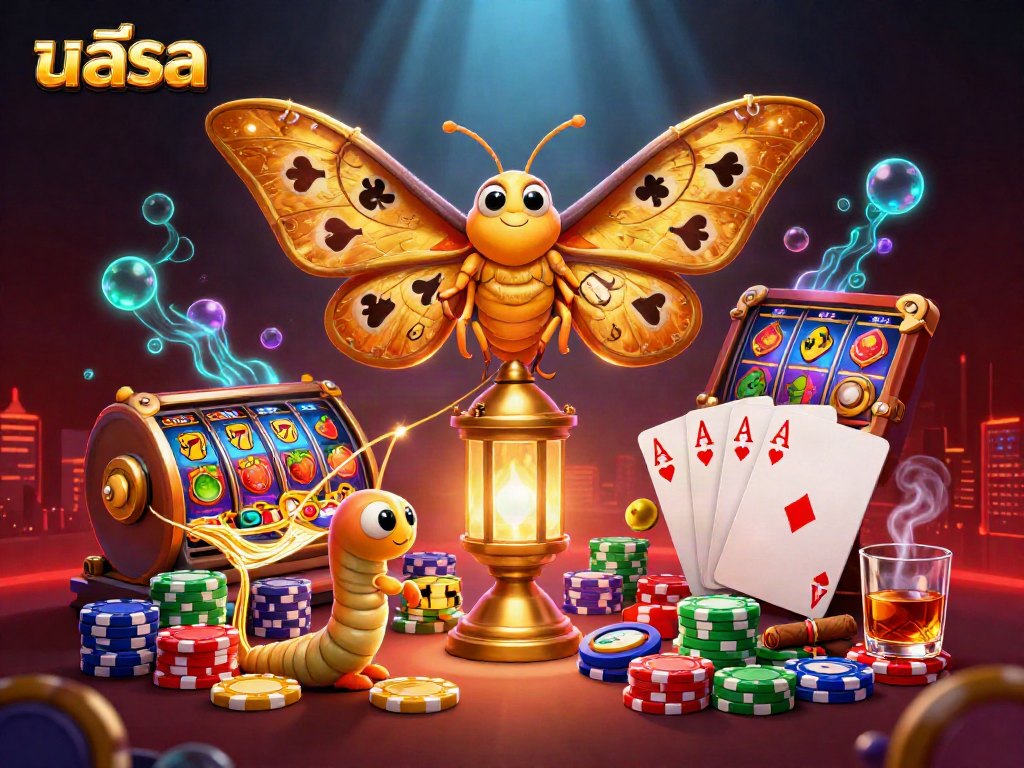 Experience the excitement of สล็อต with vibrant slot reels, lucky symbols, and dynamic casino elements.