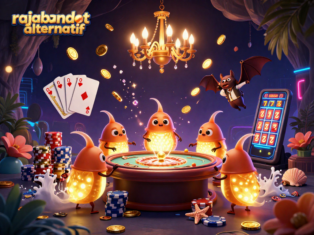 Permainan rajabandot alternatif yang seru dengan simbol keberuntungan dan dealer unik.