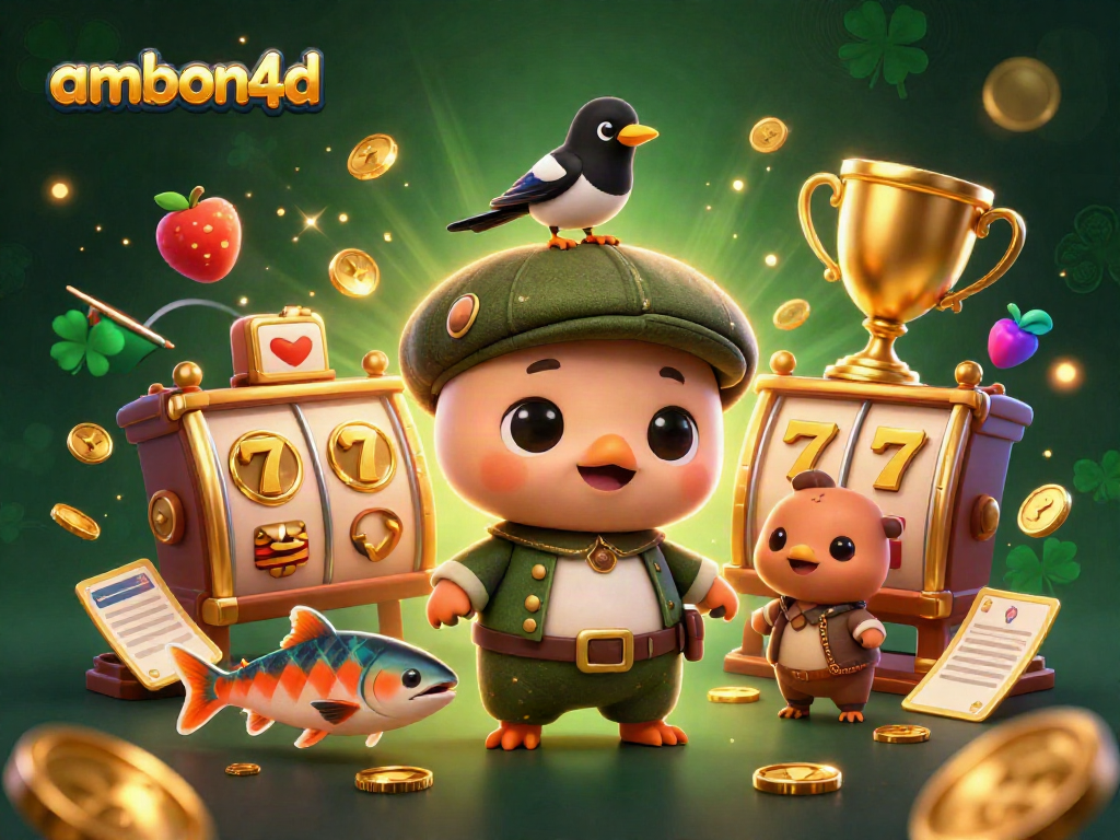 Play and win big with ambon4d by spinning enticing slot reels alongside charming animated characters.
