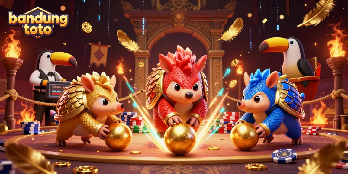 Join the excitement of bandung toto as rival pangolins battle through golden poker chips!