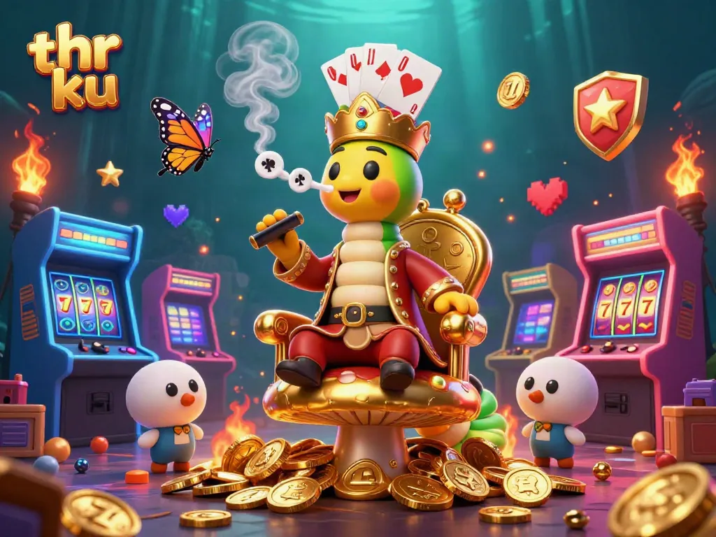 Experience thrilling action at thr ku with vibrant characters and immersive casino elements.