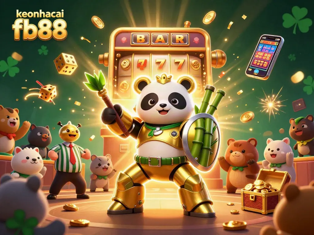 Engage in thrilling action with keonhacai fb88 while witnessing a jackpot explosion and festive casino atmosphere.
