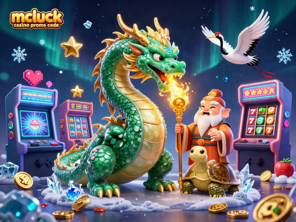 Engage with the thrilling mcluck casino promo code scene featuring dynamic gaming elements and colorful characters.