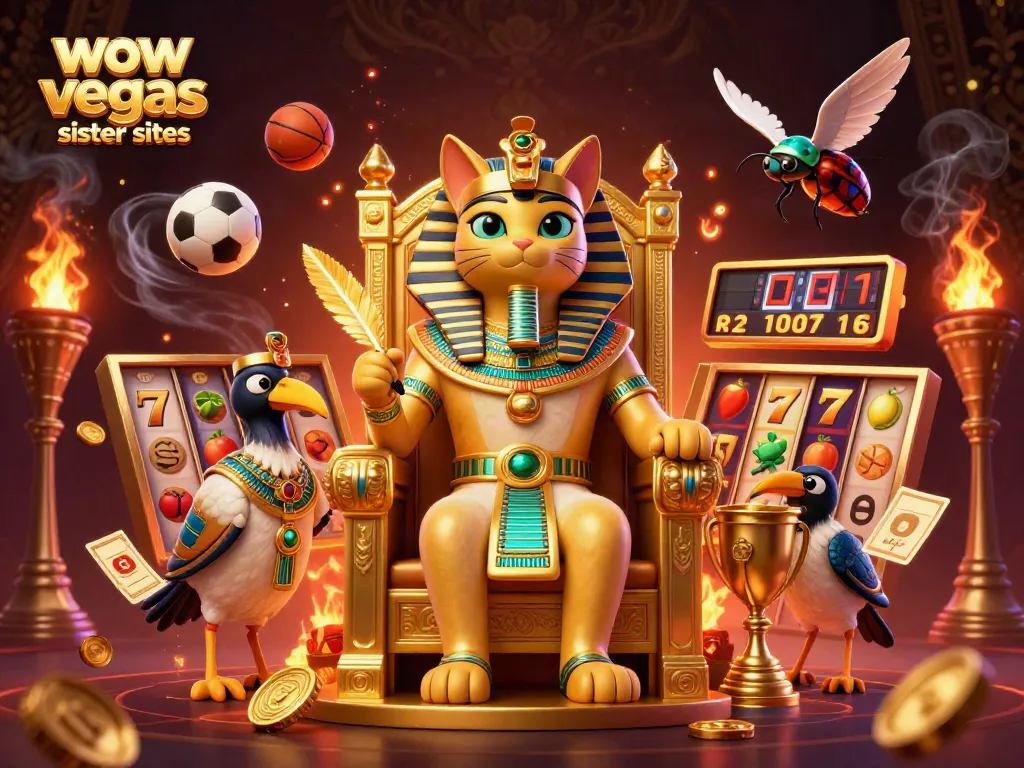 Play with thrill at wow vegas sister sites in a visually rich 3D casino environment.