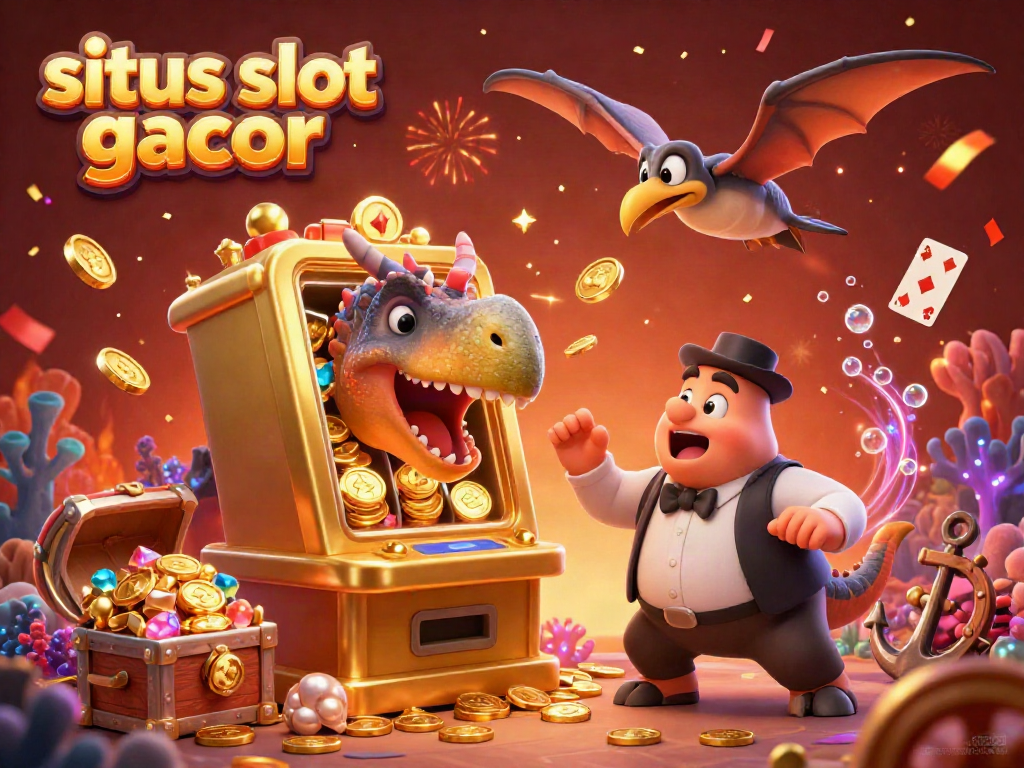Engage with situs slot gacor as a dinosaur brings joy to the casino through winning jackpot slots.